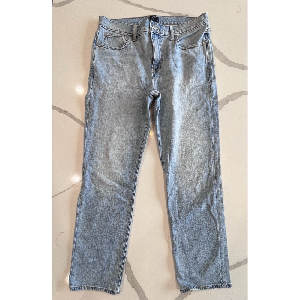 J.Crew | Distressed Slim Broken In Boyfriend Jeans Size 29 Light‎ Wash